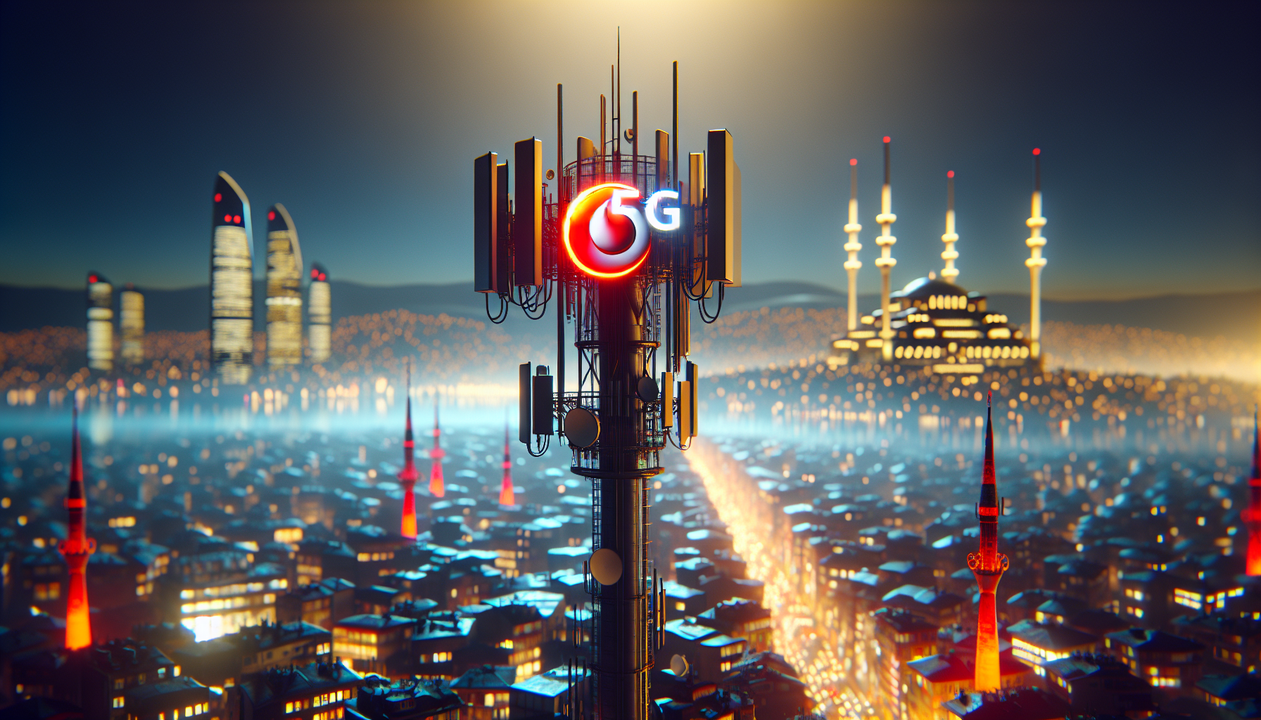 Vodafone, Türkiye’de 5G Sinyalini 1 Nisan’da Yayınlamaya Başlayacak
